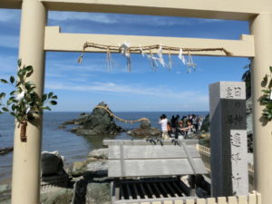 二見興玉神社の日の出遥拝所