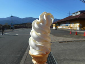 富士ミルクランドのソフトクリーム